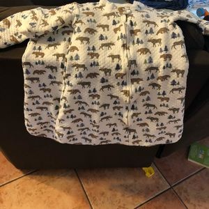 Hudson Baby premium quilted long sleeve sleeping bag and wearable blanket